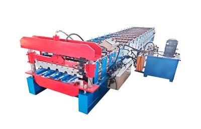China Steel Roof Trapezoidal 20m/Min Sheet Metal Roll Forming Machines Iron Zinc for sale