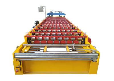 China Precision 0.6mm Sheet Metal Roll Forming Machines Hydraulic Cutting Te koop