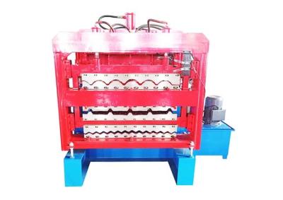 China Multi Type Roofing Sheet GI Three Layer Roll Forming Machine Low Consumption en venta