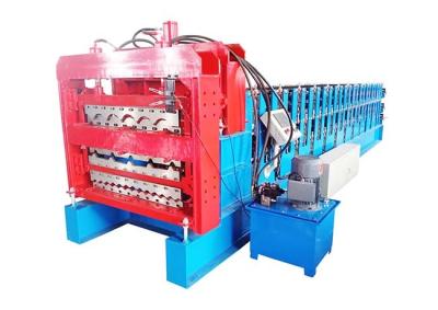 China Steel Roof Sheet Three Layer Roll Forming Machine For Roof And Wall Sheet for sale