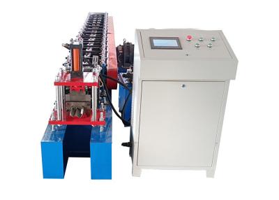China Galvanized Steel Shutter Door Frame Roll Forming Machine High Precision Cutter for sale