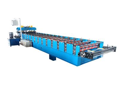 China Prepainted Galvanised Iron Glazed Tile Roll Forming Machine 440V 3phase 60Hz for sale