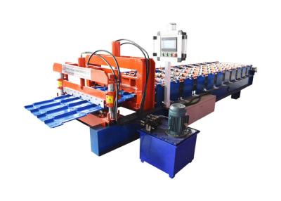 China 1000mm Coil  Glazed Tile Forming Machine 4kw Roof Sheet Making Machine à venda