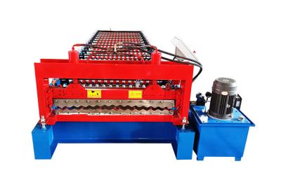 중국 High Capacity Corrugated Iron Sheet Roll Forming Machine 6 Meter 판매용
