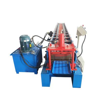 China Self Locked Strip Steel Roof Panel Roll Forming Machine 4kw for sale
