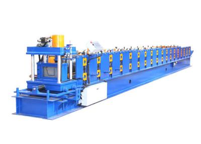 China Steel / Aluminum Gutter Roll Forming Machine With Precision Counter And Cutting for sale