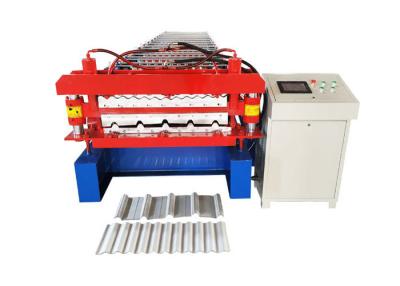 China Steel Structure Cold Roll Forming Machine , Double Layer Forming Machine Voltage 380V for sale