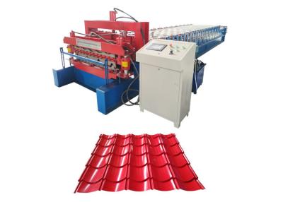 China Double Deck Color Steel Sheet Roof Tile Making 2 Layer Roll Forming Machine For Roof Sheet for sale