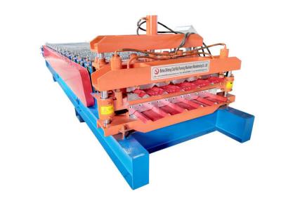 China Two Profile Panel Double Layer Roll Forming Machine Cutting Plate Material Cr 12 for sale