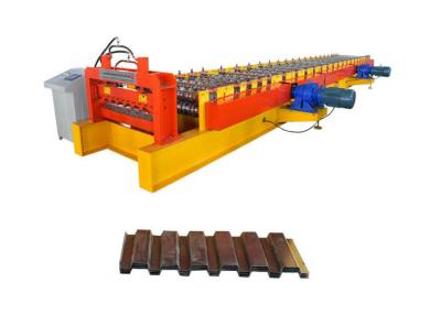 China Easy Operate Floor Deck Roll Forming Machine Effective Width 1000mm For Building Construction for sale