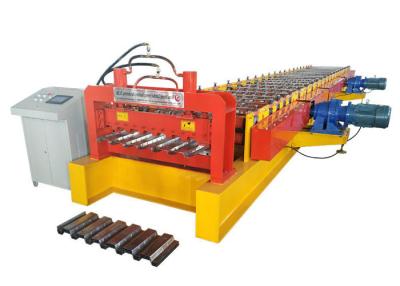 China Bearing Plate Metal Deck Forming Machine , High Efficient Floor Tiles Making Machine for sale