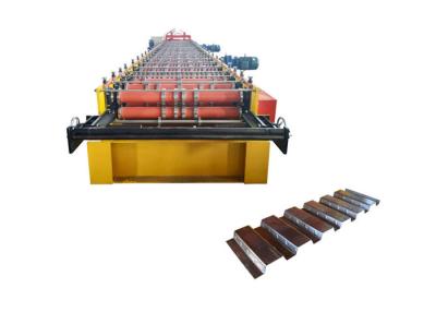 China Hot Roll Steel Deck Roll Forming Machine Speed 8-12 M/Min For High Building Floor Sheet for sale
