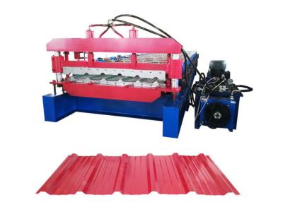 China Customized Color Roofing Sheet Roll Forming Machine With 1mm Tolerance Encoder for sale