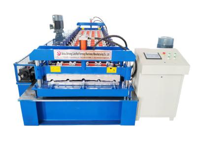 China Coil Width 1000mm Automatic Roll Forming Machine , PPGI Wall Sheet Roll Forming Machine for sale