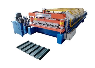 China High Speed Aluminum Roll Forming Machines , Metal Roof Rolling Machines With Hydraulic Power for sale