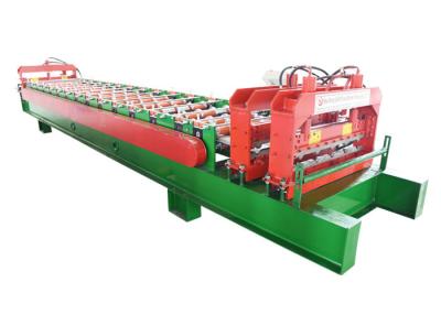 China 840 Color Steel Roofing Sheet Manufacturing Machine For Flat And Round Roofing for sale