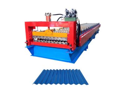 China Building Material Corrugated Steel Panel Roll Forming Machine Roller Diameter 80MM for sale