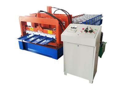 China Automatic 840 Glazed Tile Roll Forming Machine 300 H Steel Frame Customized Color for sale