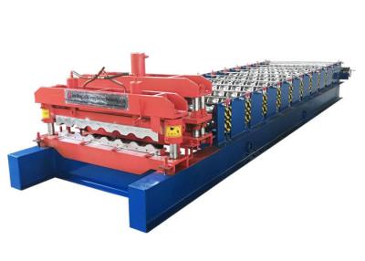 China Coil Width 1200mm Cold Roll Forming Machine , 13 Rows Roller  Roof Tile Production Machines for sale