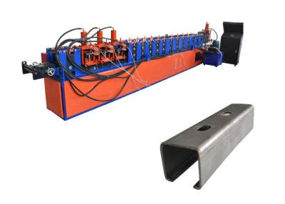 China Hand Touch Screen Metal Stud Roll Forming Machine Material Thickness 0.5-1mm For C Channel for sale