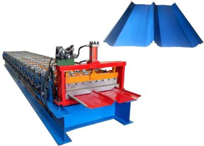 China Weight 8 Tons Standing Seam Roll Forming Machine Voltage 380V 50Hz 3 Phases / Customized for sale
