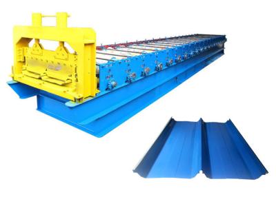 China Prepainted Galvanized Standing Seam Metal Machine , Color Steel Roll Forming Machine for sale