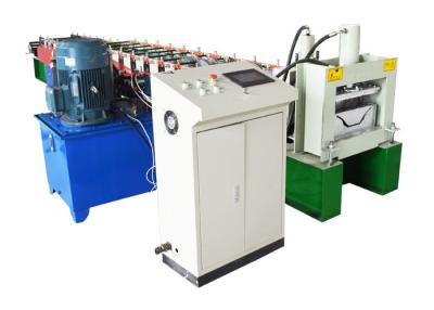 China A/C Motor Downspout Roll Forming Machine , Gutter Bending Machine For Drainage System for sale