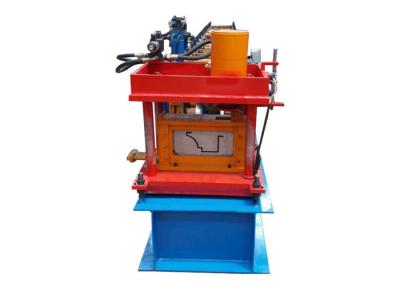 China Customized Color Aluminum Gutter Machine , Rain Gutter Machine Input Width 300mm for sale