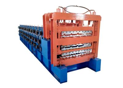 China Triple Layer Roofing Sheet Roll Forming Machine Capacity 5T For Three Different Profile for sale