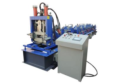 China Hydraulic Drive Automatic Roll Forming Machine , C Purlin Machine Shaft Diameter 80mm for sale