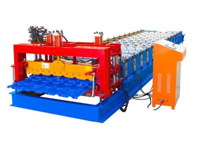 China Easy Operation Steel Tile Forming Machine , Roof Tile Forming Machine Material Width 1250mm for sale