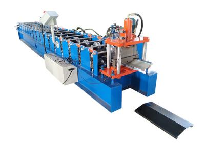 China Glazed Capping Roll Forming Machine For Aluminum Metal Roof Ridge Tile for sale
