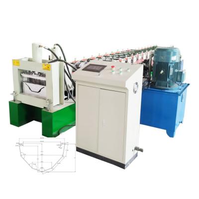 China Aluminum Rain Water Steel Downpipe Gutter Roll Forming Machine K Style for sale