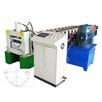 China Automatic Gutter Roll Forming Machine / Gutter Making Machine For Waterproof Construction for sale