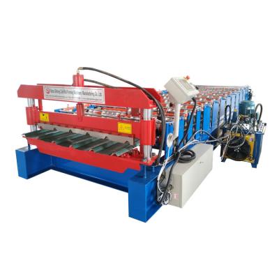 China Full Automatic Iron Roofing Sheet Roll Forming Machine , Cold Roofing Rolling Machine for sale