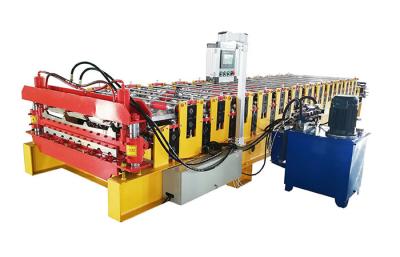 China Roofing And Wall Sheet Double Layer Roll Forming Machine With Digital Control for sale