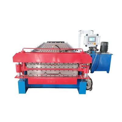 China Roof Tile Roll Making 4m/Min Double Layer Forming Machine for sale