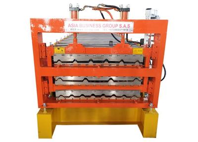 China Three Layer Roof And Wall Panel 0.3mm Cold Roll Forming Machine for sale