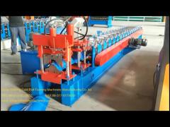 Computer Control Ridge Cap Roll Forming Machine 15 Forming Steps With Hydraulic Cutter