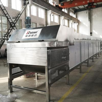 Chine Rendement élevé de refroidissement de solide de paraffine de ceinture en acier de machine de granule de cire de granulatoire à vendre