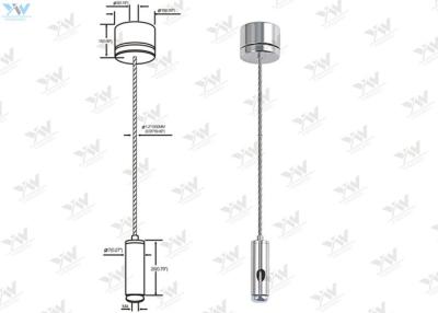 China Compact Design Light Suspension Kit 30 KG Safe Working Load For Hang Panel Lights for sale