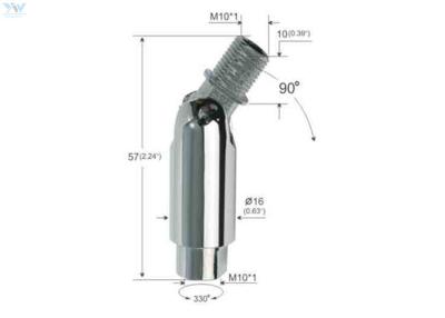 China Junta de eslabón giratorio ligera de la lámpara de la pista, piezas de la lámpara del eslabón giratorio para el espejo cosmético en venta