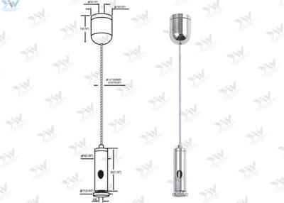 China Quick Installation LED Panel Light Suspension Kit For Aluminium Profiles for sale