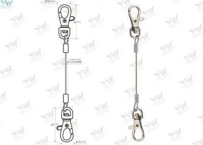 China Stainless Steel Cable LED Panel Suspension Kit / Wire Hanging System With Snap Hooks for sale