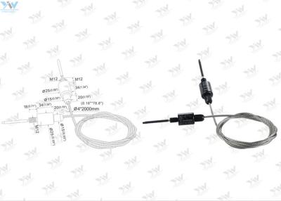 Chine Pince en laiton accrochante de câble de kit de suspension résistante de fil grande pour Ø 4,0 millimètres de fil à vendre