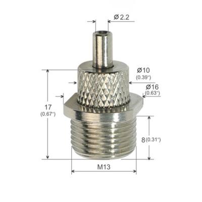 China Brass / Steel M13 Thread Wire Gripper For Ceiling And Hanging Fixture YW86082 for sale
