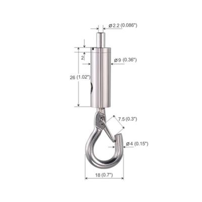 China Wire Gripper Hardware Spring Hook Pring Load For Acoustic Panel Kit YW86229 for sale