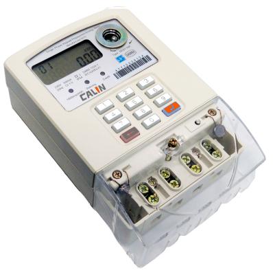 China Single Phase 2 Wire STS Prepaid Meters Emergency Credit Prapayment Enery Meter Settings for sale