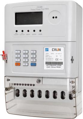 China Split Three Phase STS Prepaid  Meters , Load Switch Tamper guard Power Enery Meter for sale