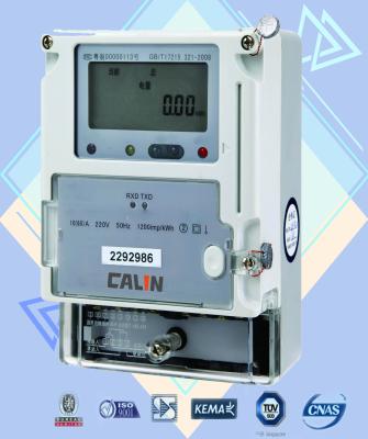 China Card Type Single Phase Kwh Meter Prepayment Residential Electric Meters for sale